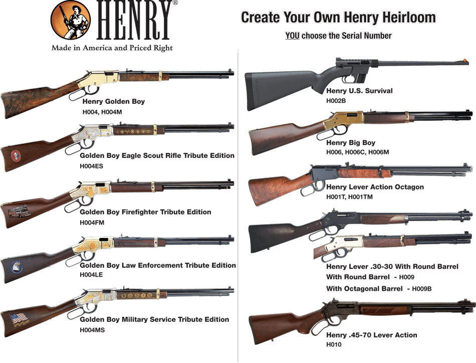 Henry Heirloom Rifles - Tri-State Outfitters.