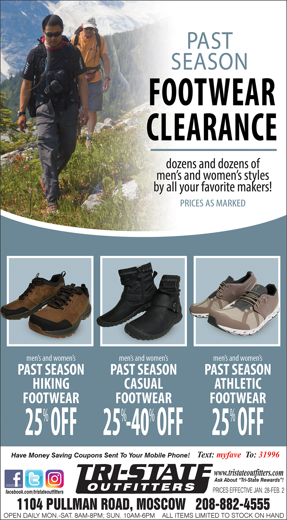 Moscow – Past Season Footwear Clearance