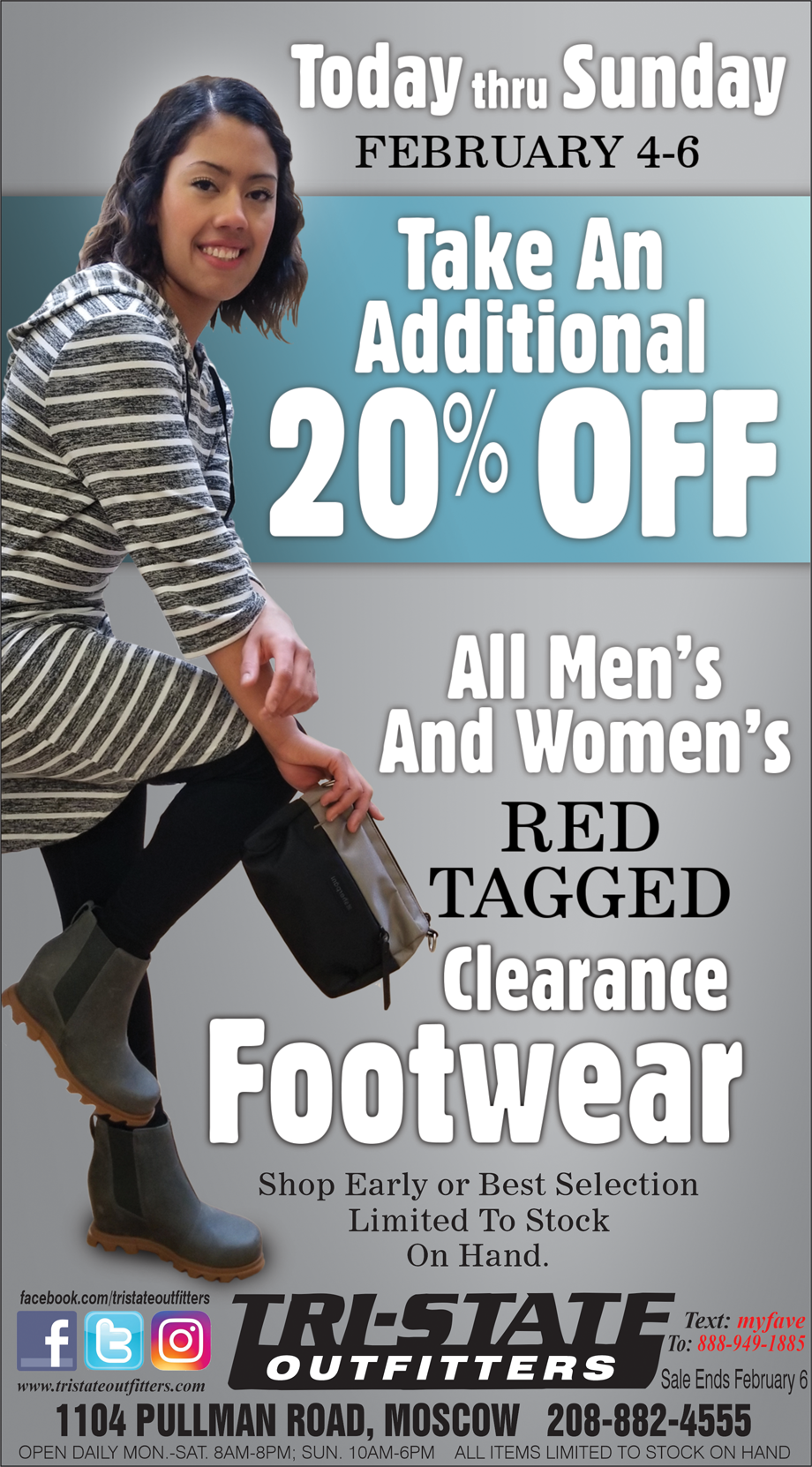 Moscow – Additional 20% Off Footwear
