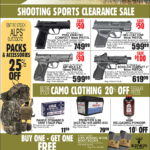 Moscow – Mid-Season Shooting Sports Sale Newsprint Advertisement